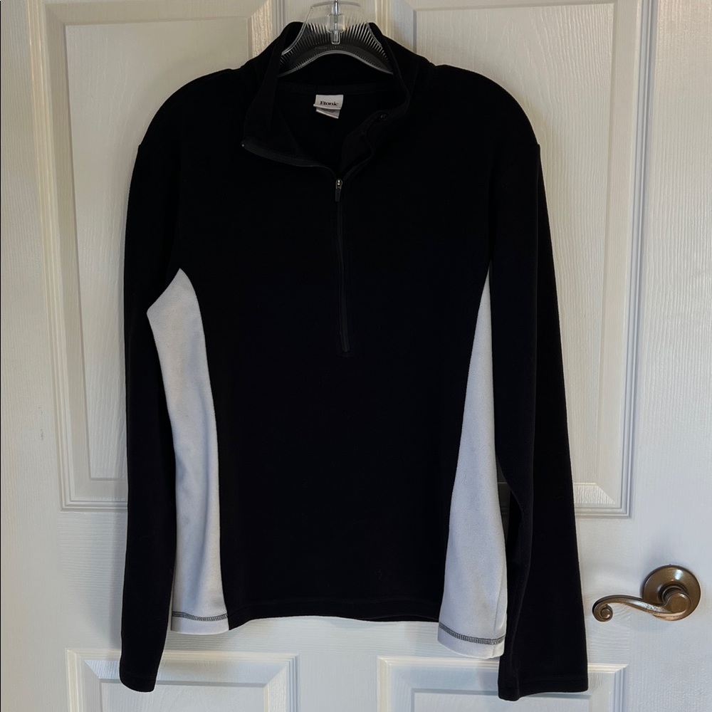 Etonic Black & White Half-Zip Pullover